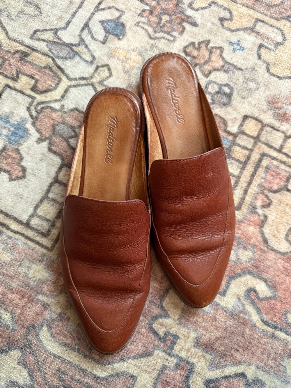 Madewell The Frances Loafer Mule Brown Leather Shoe Women’s 9